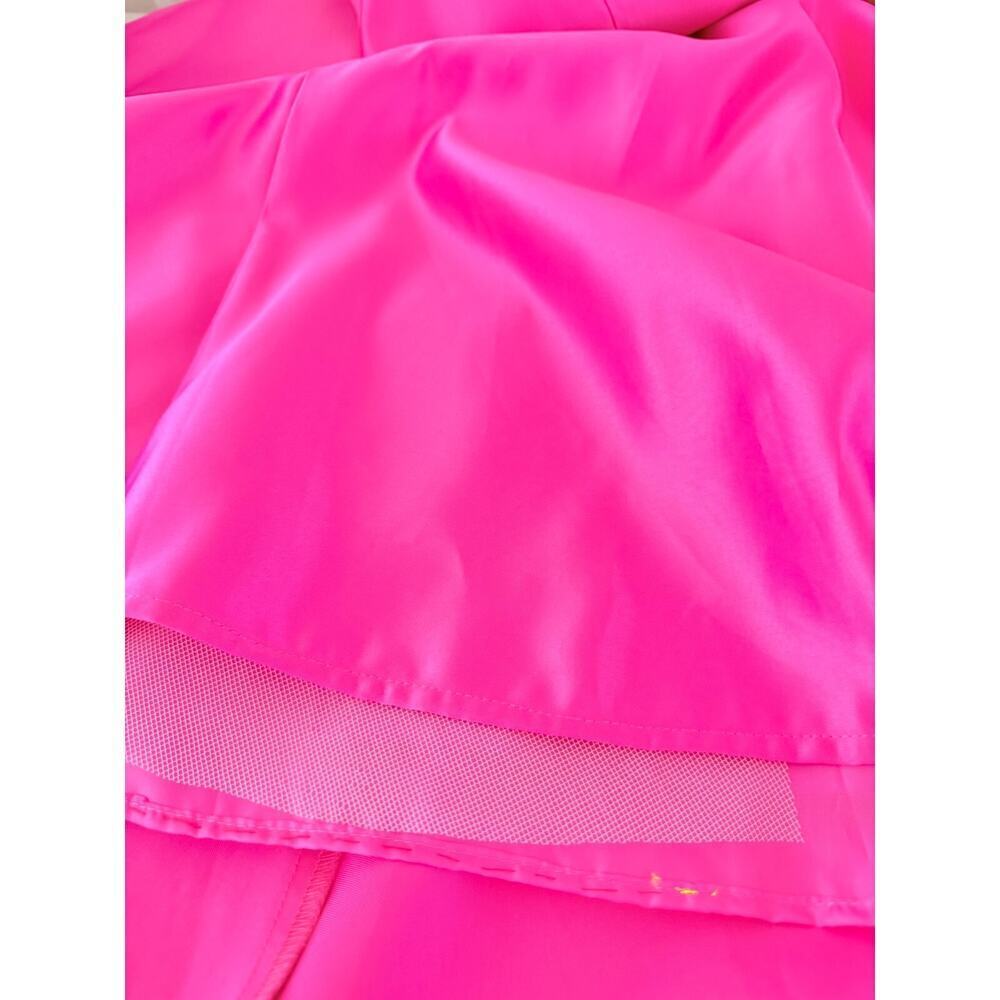 Jessica McClintock Gunne Sax Vintage Dress 9 Pink Satin Tulle Barbie Prom - Picture 15 of 15
